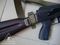 Вариант крепления задней точки за шейку приклада