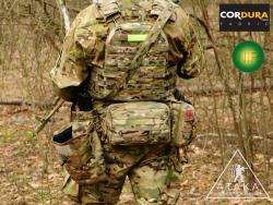 Cargo pouch MULTICAM USA NIR  fixed on tactical gear