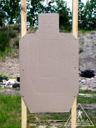 Мишень картонная IPSC