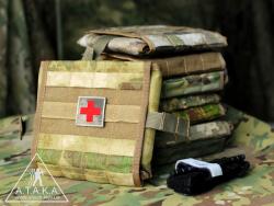 Подсумок IFAK A2 в камуфляже A-TACS FG (ATFG)