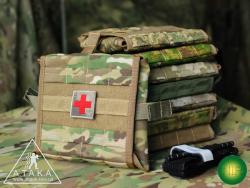 Подсумок IFAK A2 в камуфляже MultiCAM c NIR пропиткой (нейлон)