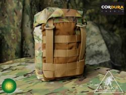 Тыльная сторона. MOLLE и полукольца для любого варианта крепления