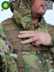 MOLLE (PALS) слоты для крепления подсумков и радиостанций
