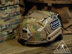 Кавер в цвете MULTICAM USA MILSPEC на шлеме ТОР-Д