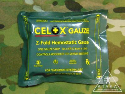 Z-бинкт гемостатический CELOX GAUZE Z-FOLD